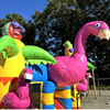 Springkussen Mini Multibox Flamingo