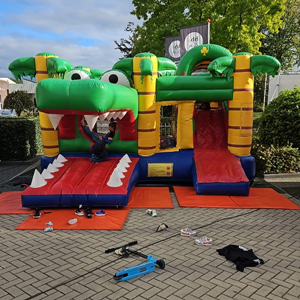 Springkussen Multiplay Krokodil Groot