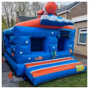 Promotie Overdekt - Springkussen Nemo Clownvis Overdekt inclusief gratis opbouwen/afbouwen