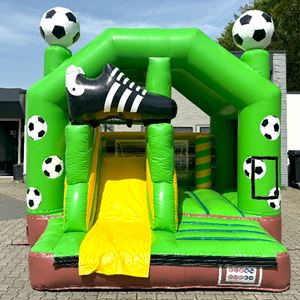 Promotie Overdekt - Springkussen Combifun Voetbal Overdekt, inclusief gratis opbouwen/afbouwen