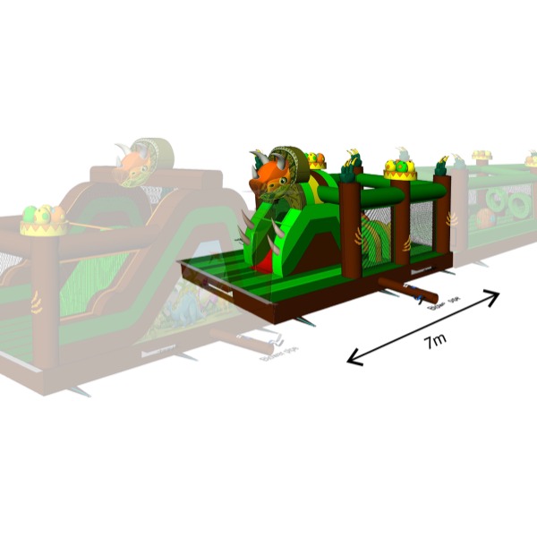 Stormbaan Dino 7 meter variant A